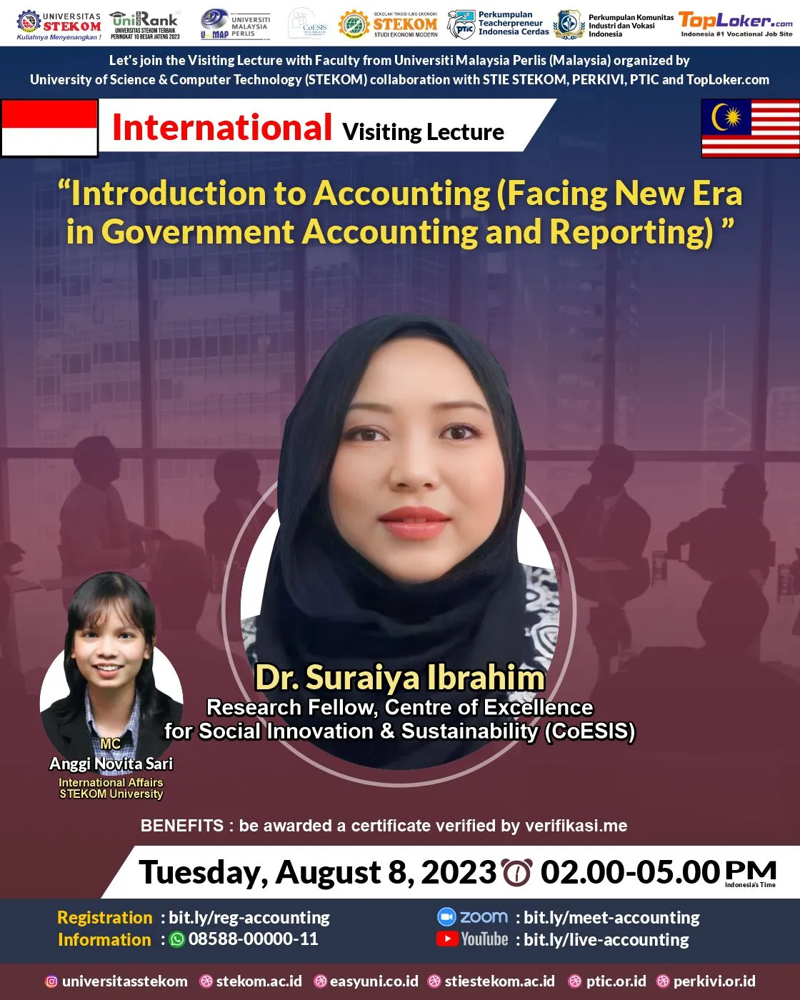 International Visiting Lecture from Universiti Malaysia Perlis (Malaysia)