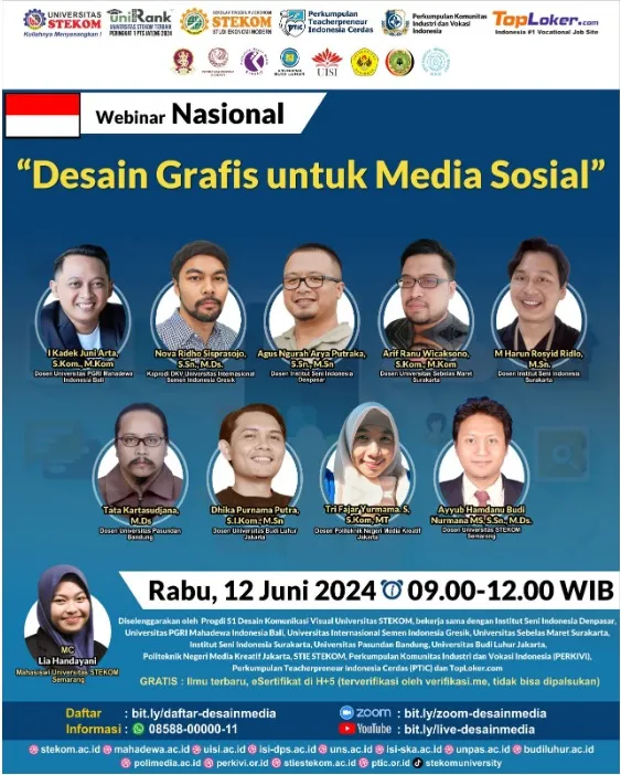 WEBINAR NASIONAL : Desain Grafis untuk Media Sosial