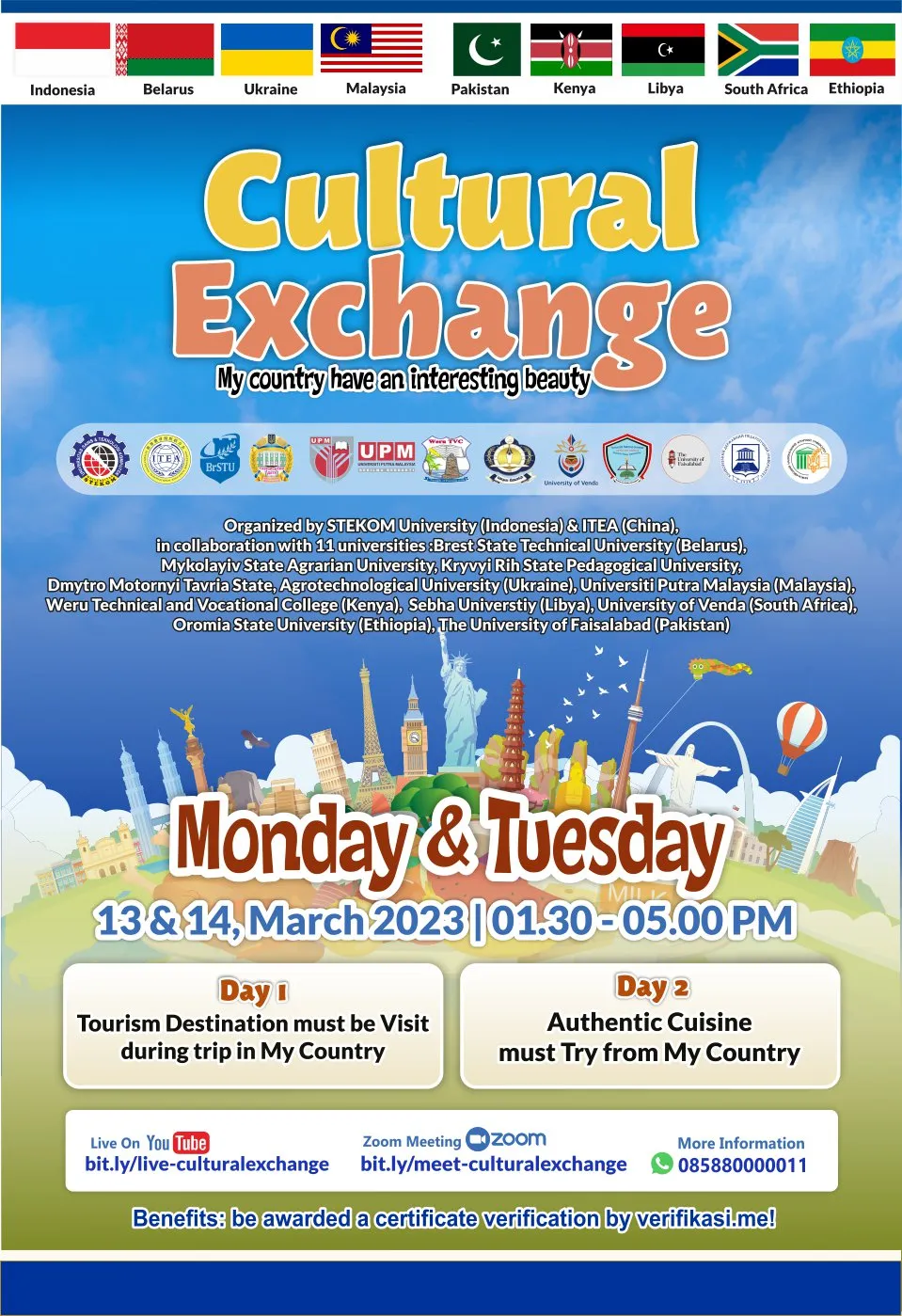 Cultural Exchange "My Country have an Interesting Beauty"  14 March 2023 Day 2