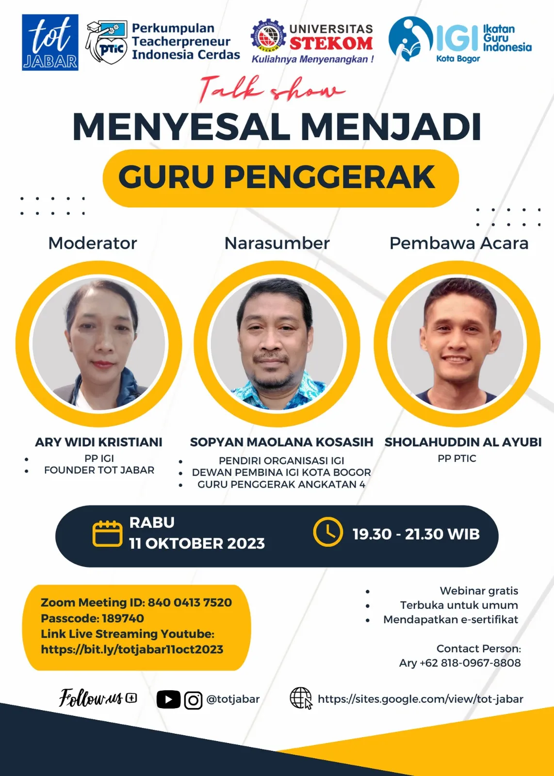 TOT Jabar :MENYESAL MENJADI GURU PENGGERAK