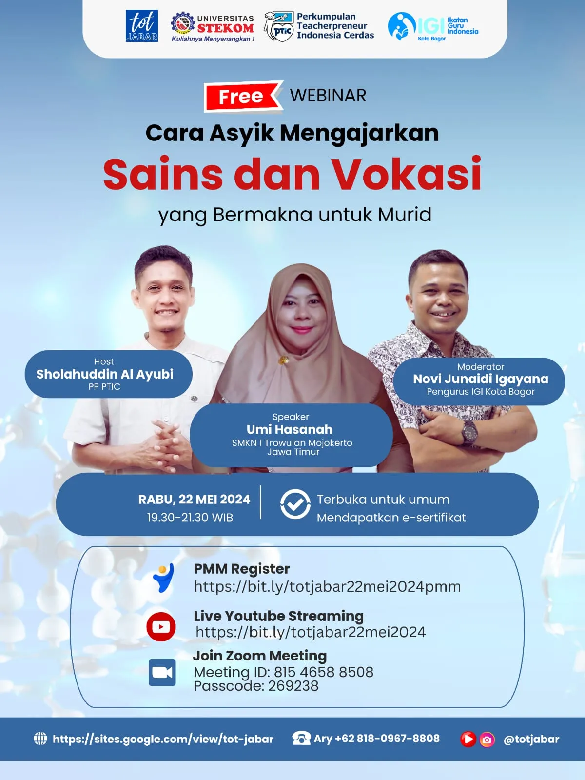 ToT Jabar : Cara Asyik Mengajarkan Sains dan Vokasi 