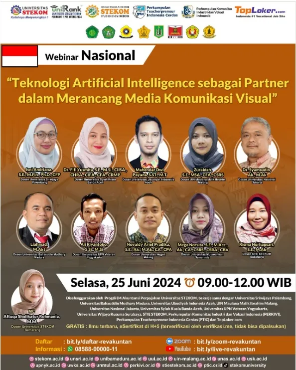 WEBINAR NASIONAL : Revolusi Akuntansi : AI Sebagai Pendorong Utama Transformasi Digital dan Keunggulan Kompetitif