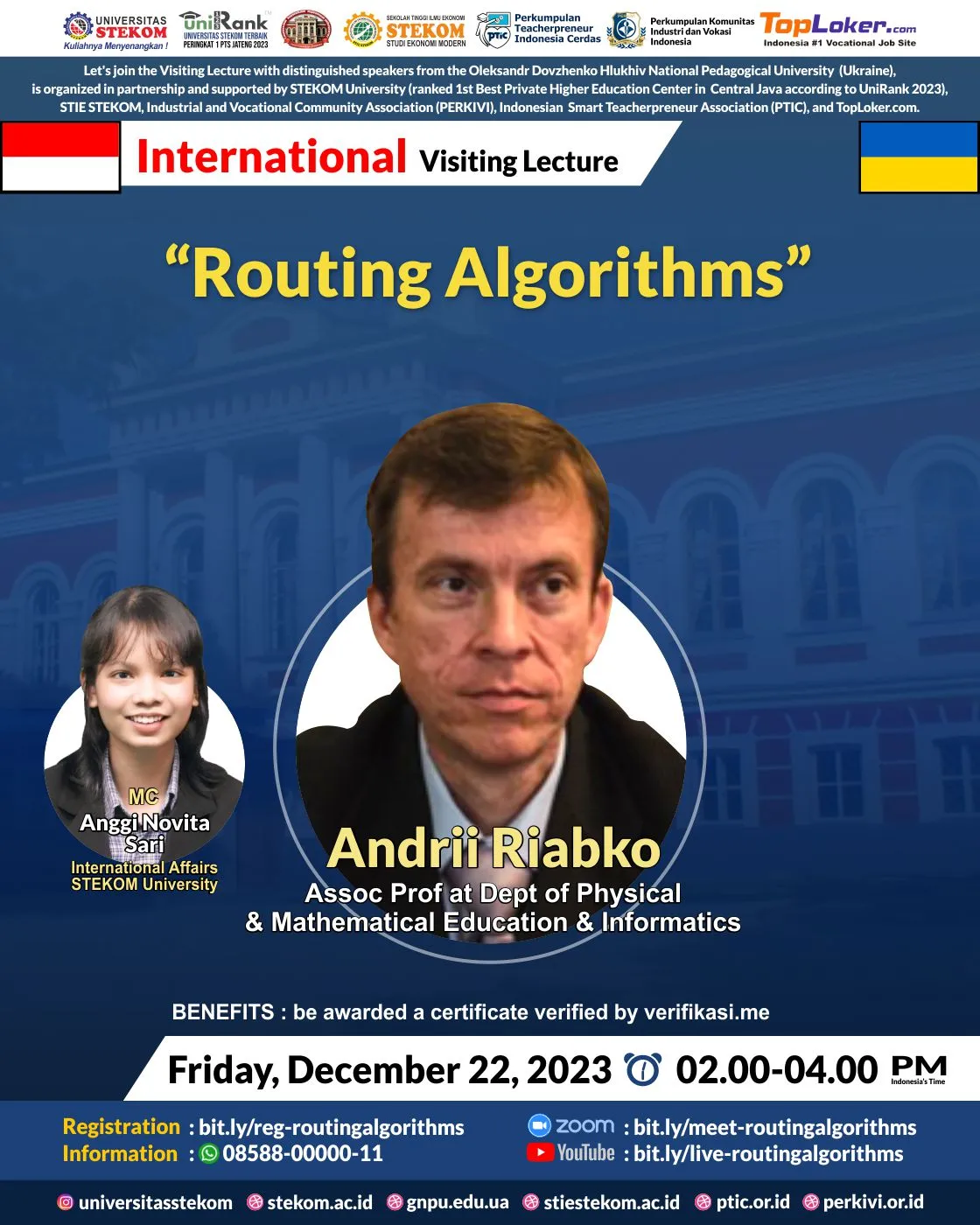International Visiting Lecture From the Oleksandr Dovzhenko Hlukhiv National Pedagogical University (Ukraine)