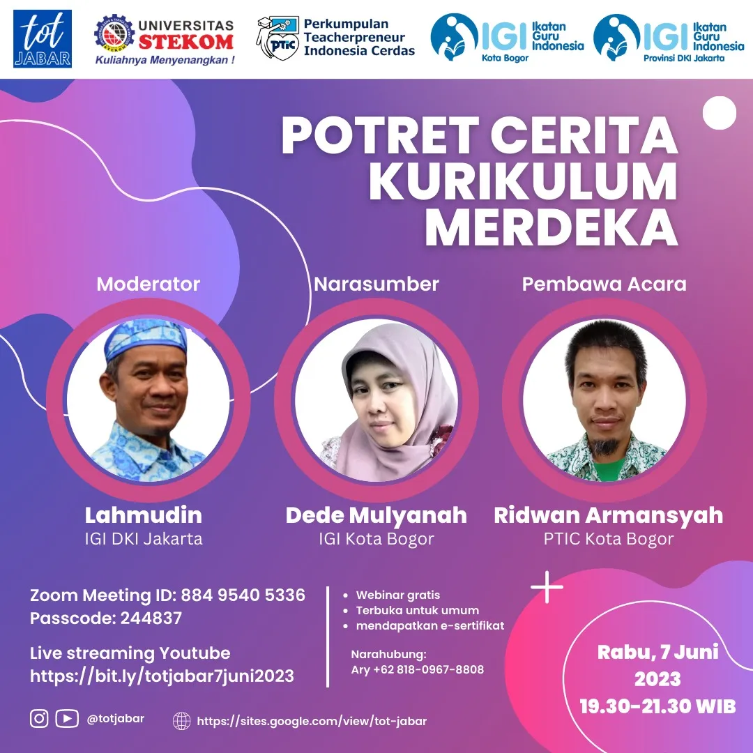 TOT Jabar | POTRET CERITA KURIKULUM MERDEKA