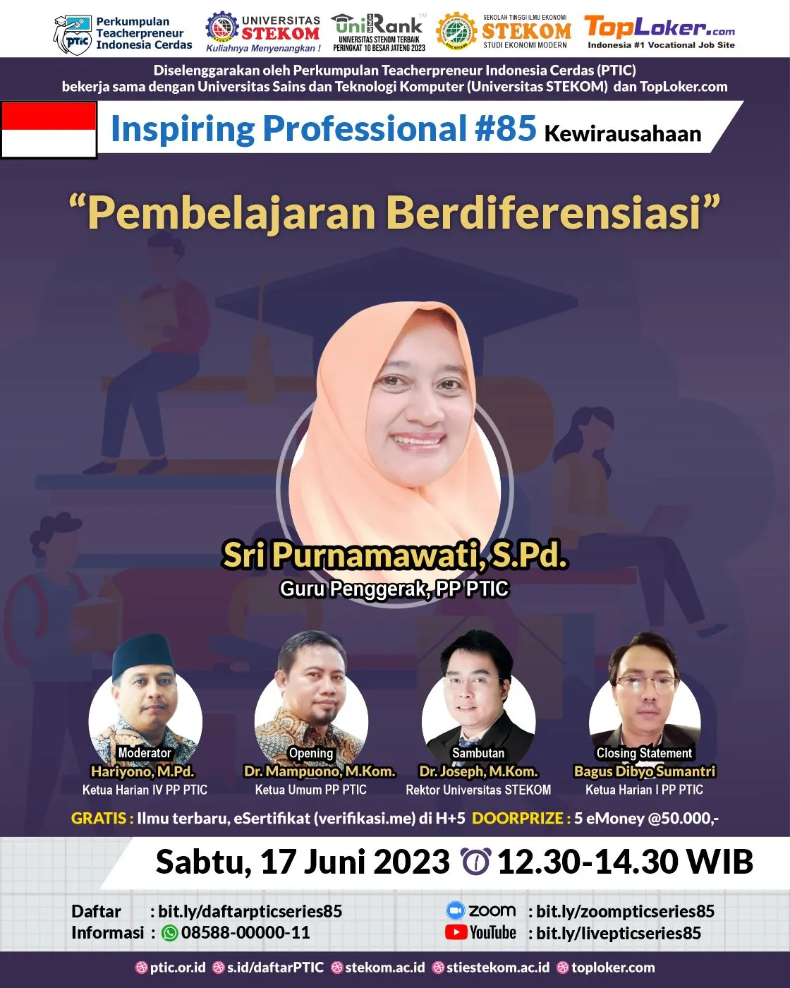INSPIRING PROFESSIONAL #SERIES 85 "Pembelajaran Berdiferensiasi"