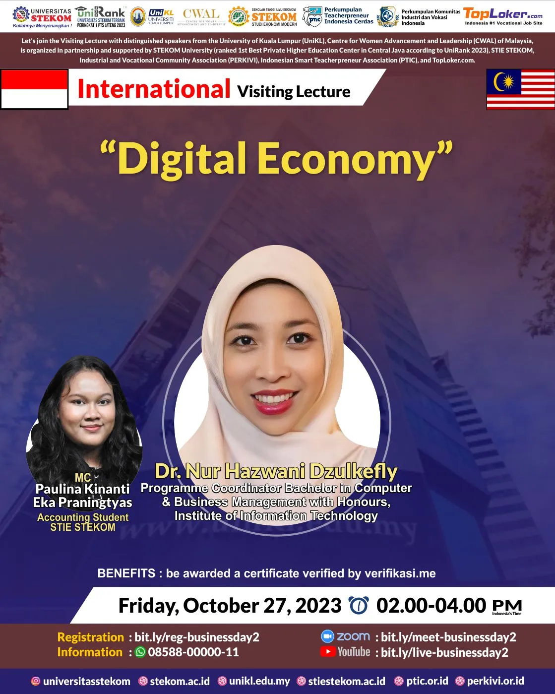 International Visiting Lecture From University Kuala Lumpur Malaysia