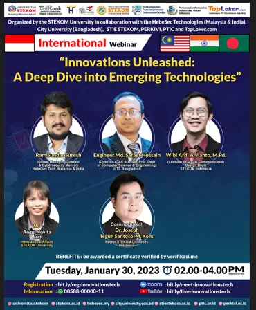 INTERNATIONAL WEBINAR : Innovations Unleashed: A Deep Dive into Emerging Technologies