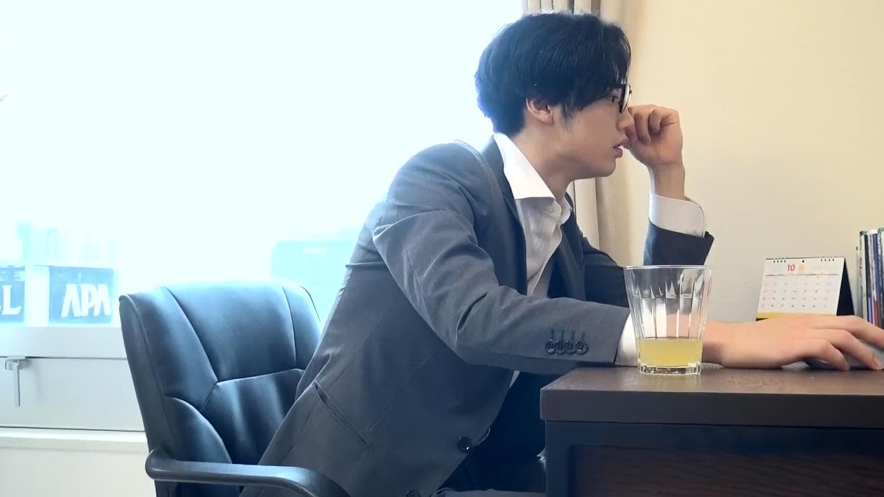sex gay CAPY-541 - Handsome office guy masturbating