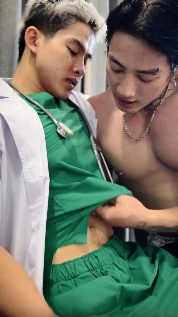  Doctor and Vietnamese gym guy fuck each other