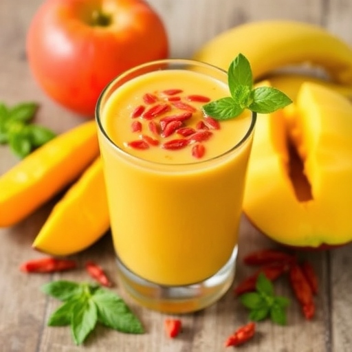 Spicy Mango Chia Detox Smoothie