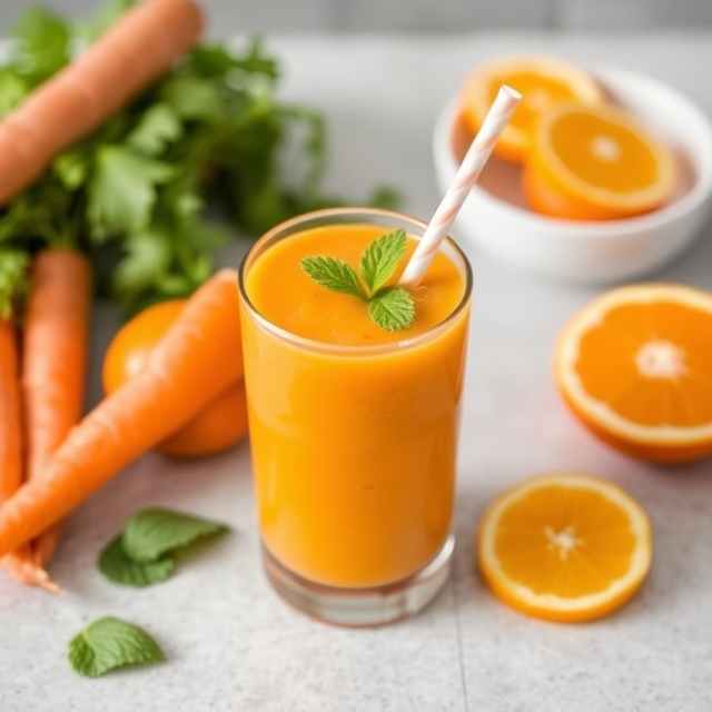 Carrot & Orange Immunity Boost Smoothie