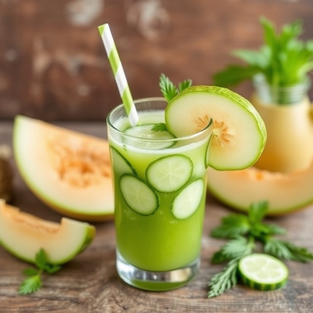 Cucumber Melon Detox Juice