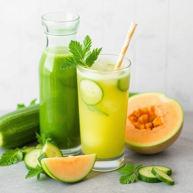 Cucumber Melon Detox Juice