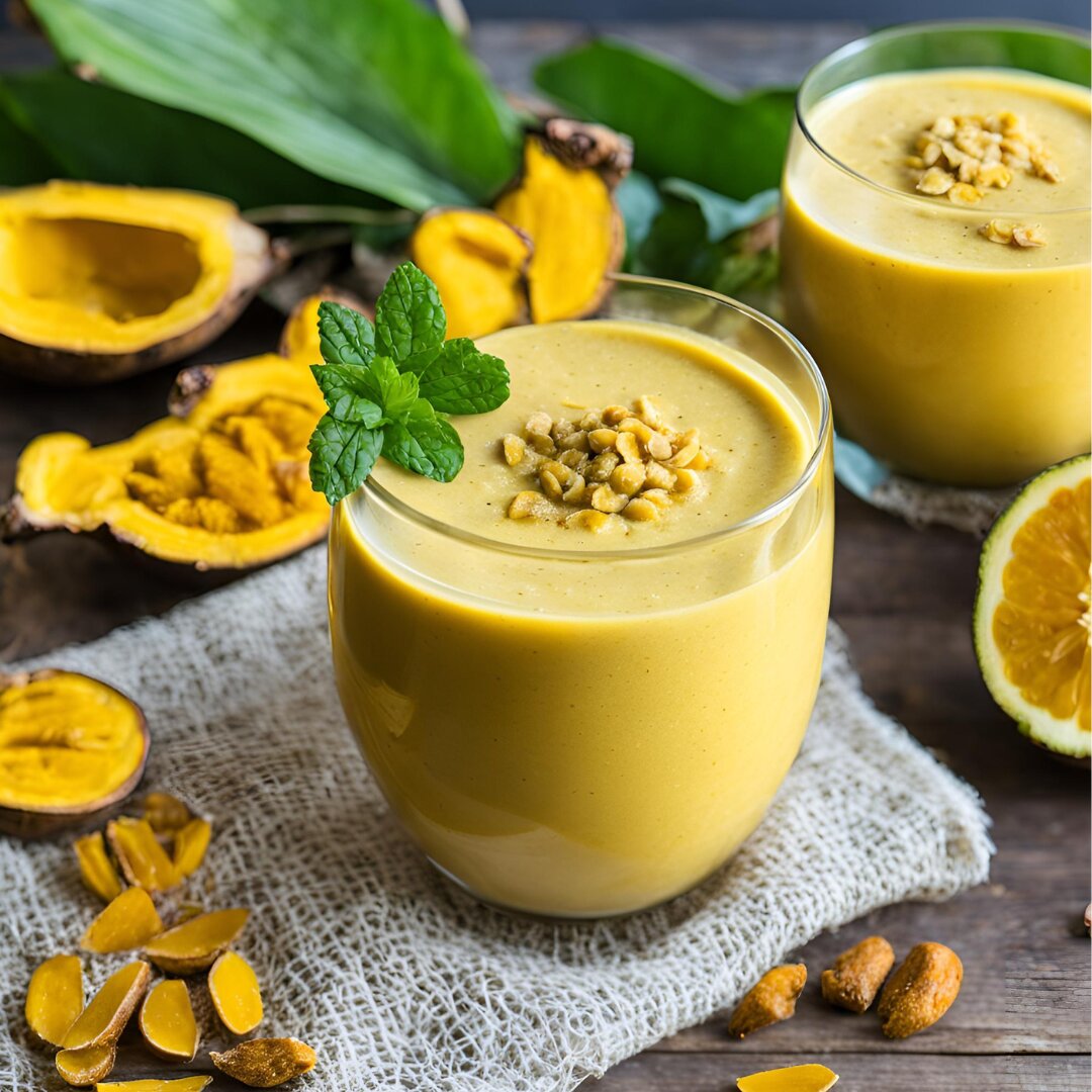 Golden Tropical Turmeric Smoothie