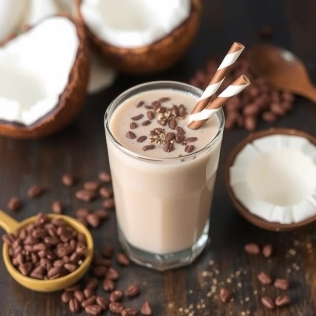 Coconut Cacao Protein Shake