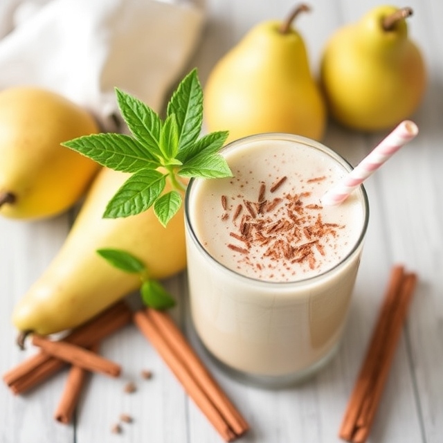 Cinnamon Pear Detox Smoothie