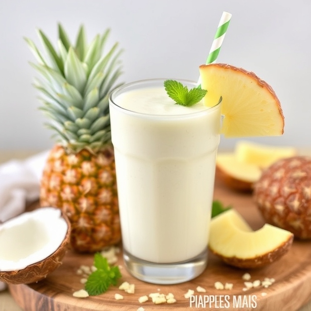 Pineapple Coconut Bliss Smoothie