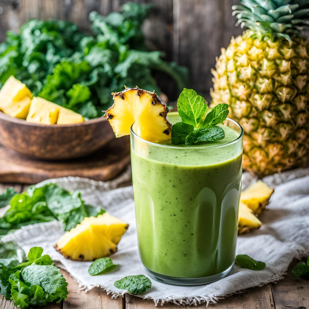 Kale Pineapple Detox Smoothie