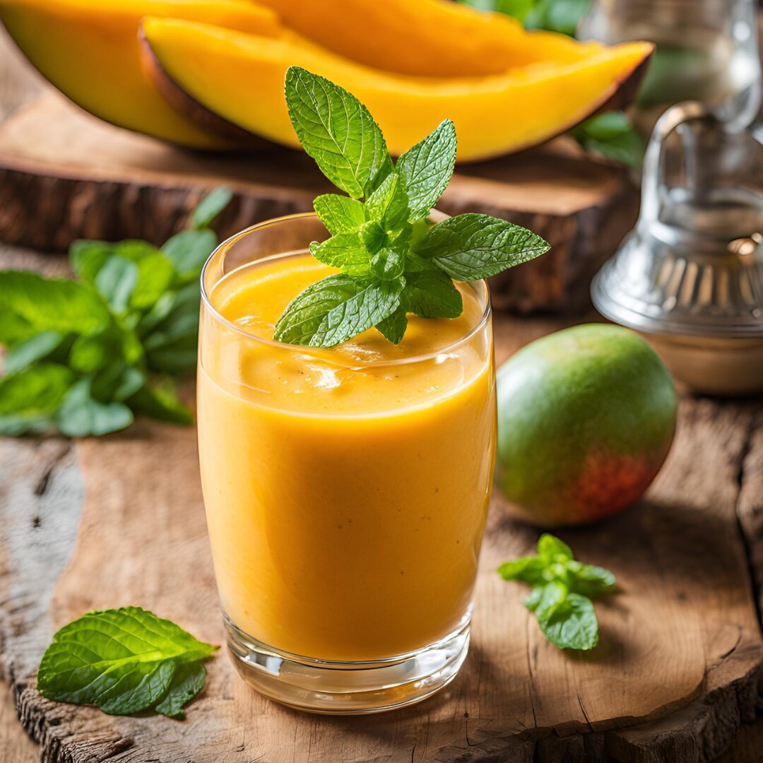 Golden Glow Mango Smoothie
