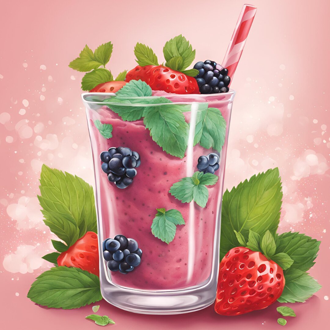 Berry Mint Bliss Smoothie
