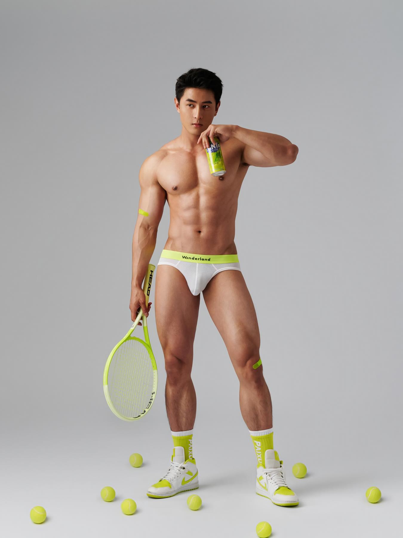 sex handsome Chinese Muscular Male Model Nude