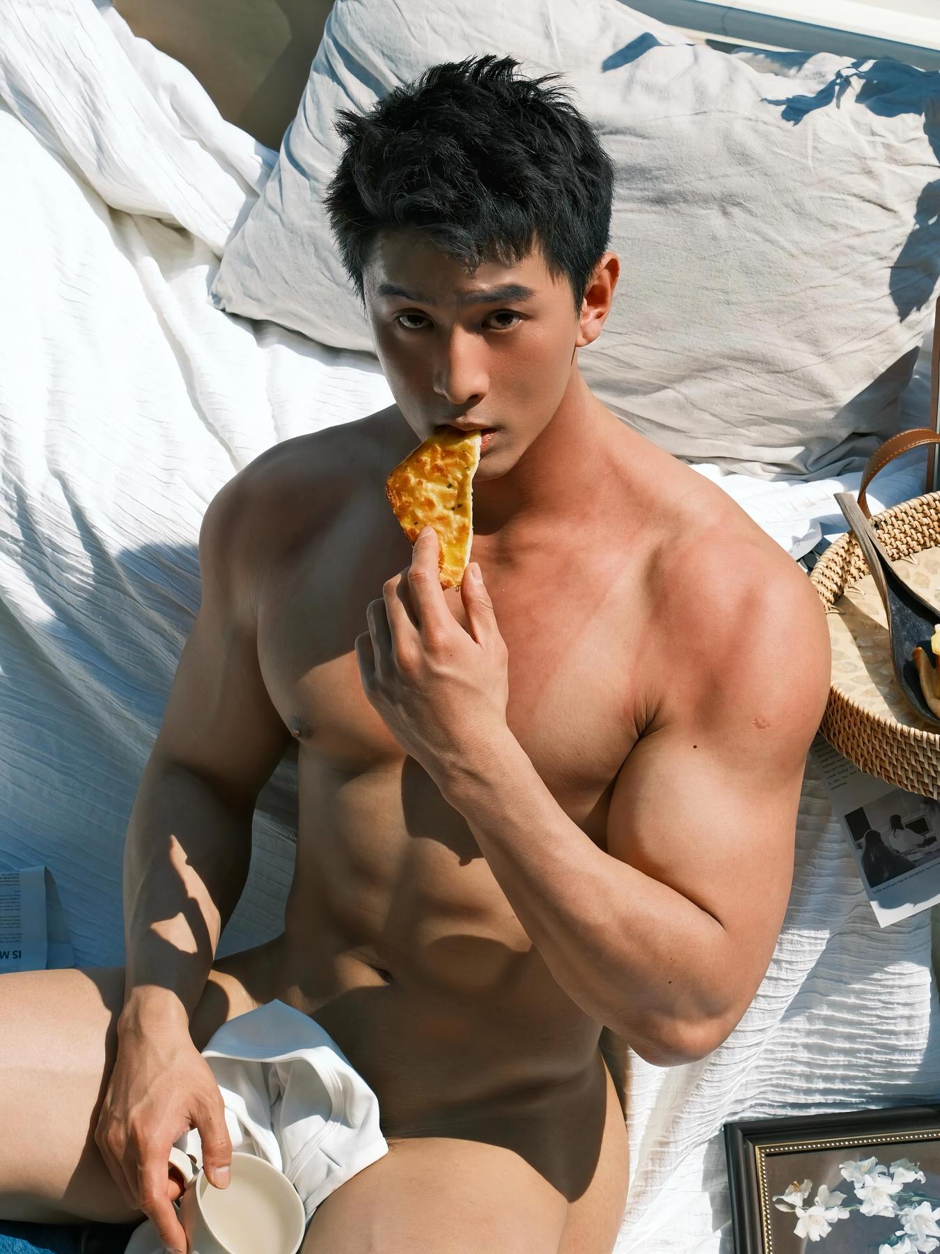 Sex Men Chinese Muscular Male Model Nude