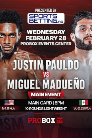 Justin Pauldo vs. Miguel Madueno