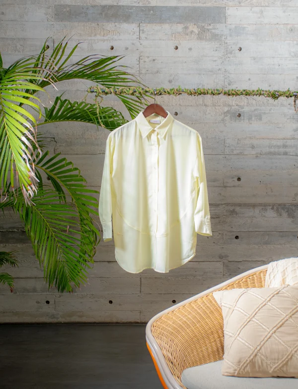 Dye Shirt Light Lime - Image 5