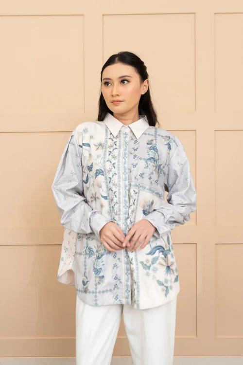 Tiqash Shirt Blueish - Image 2
