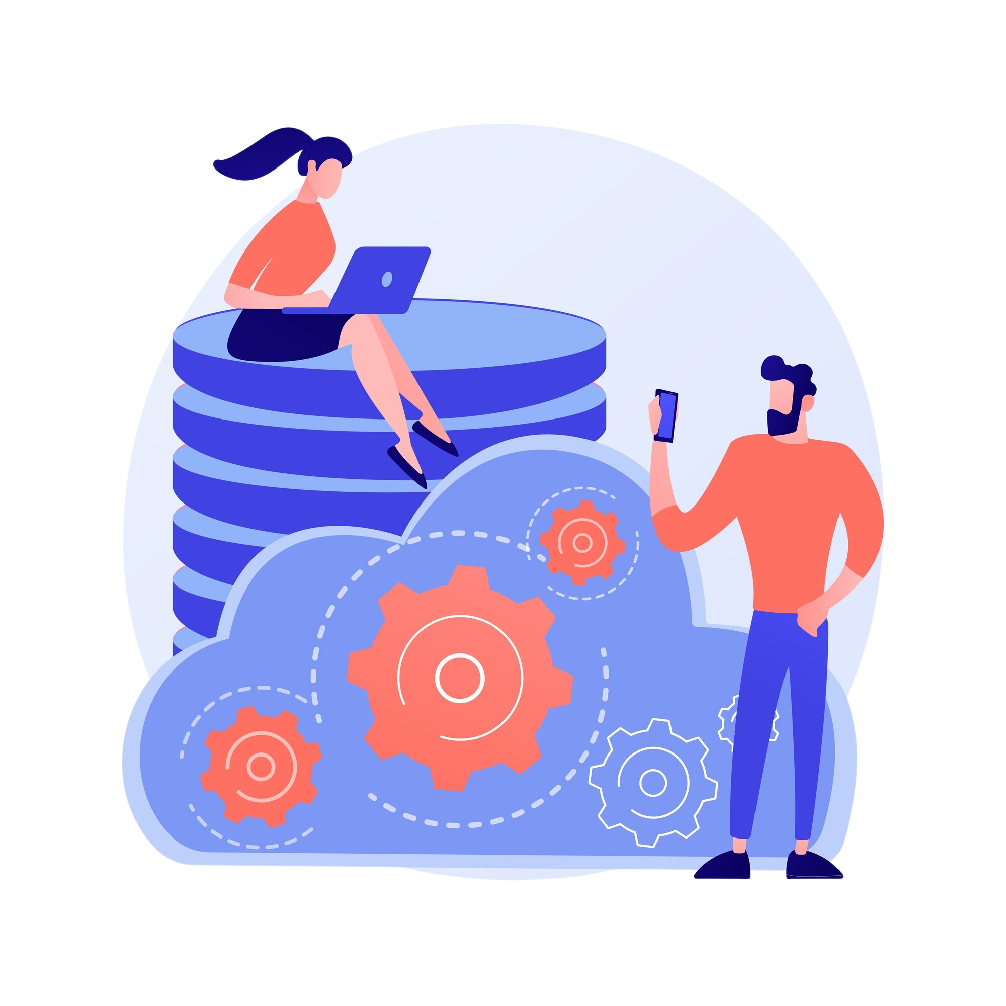Automated Data Transfer Icon
