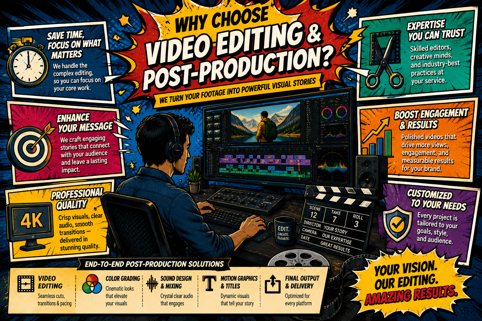 Video Editing & Post-Production