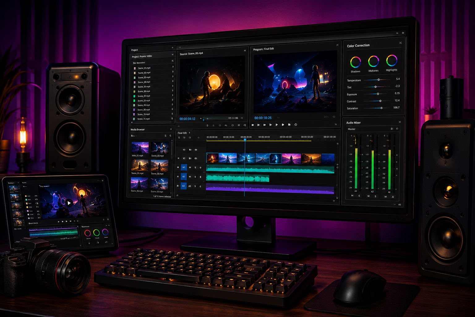 Video Editing & Post-Production