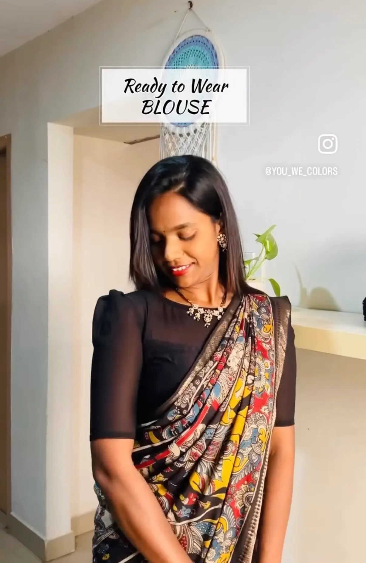 Ready to wear black Blouse