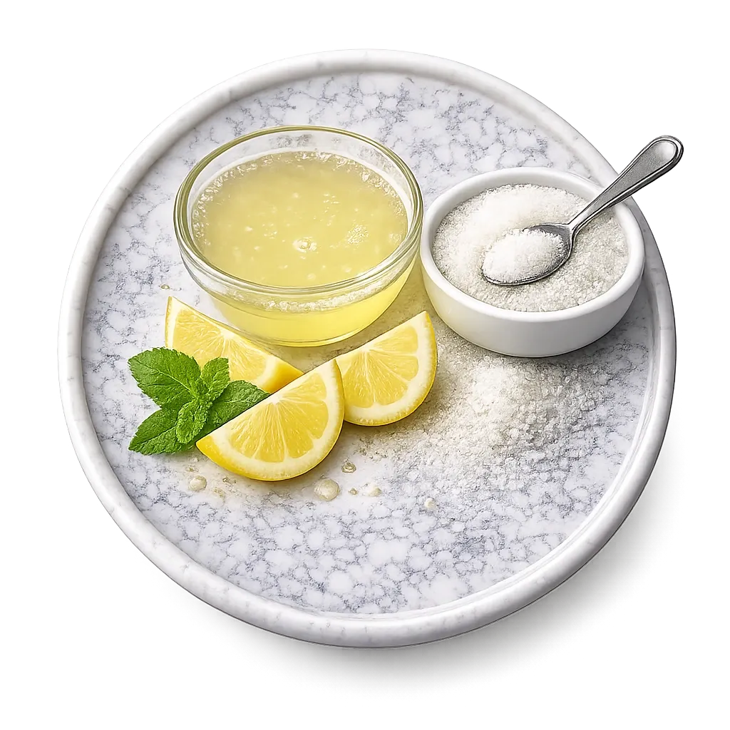Lemon Juice - 0.325 ml and Sugar