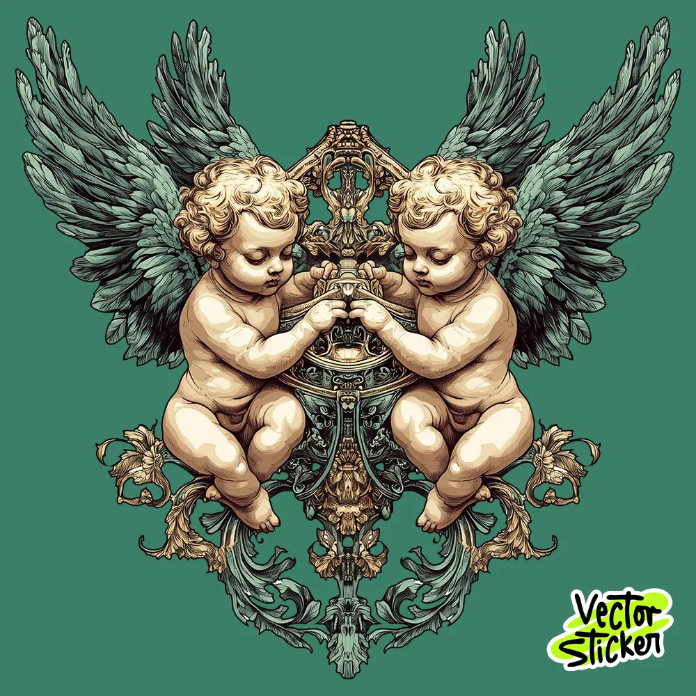 Baroque Cherub Angels – Vintage Ornament Style