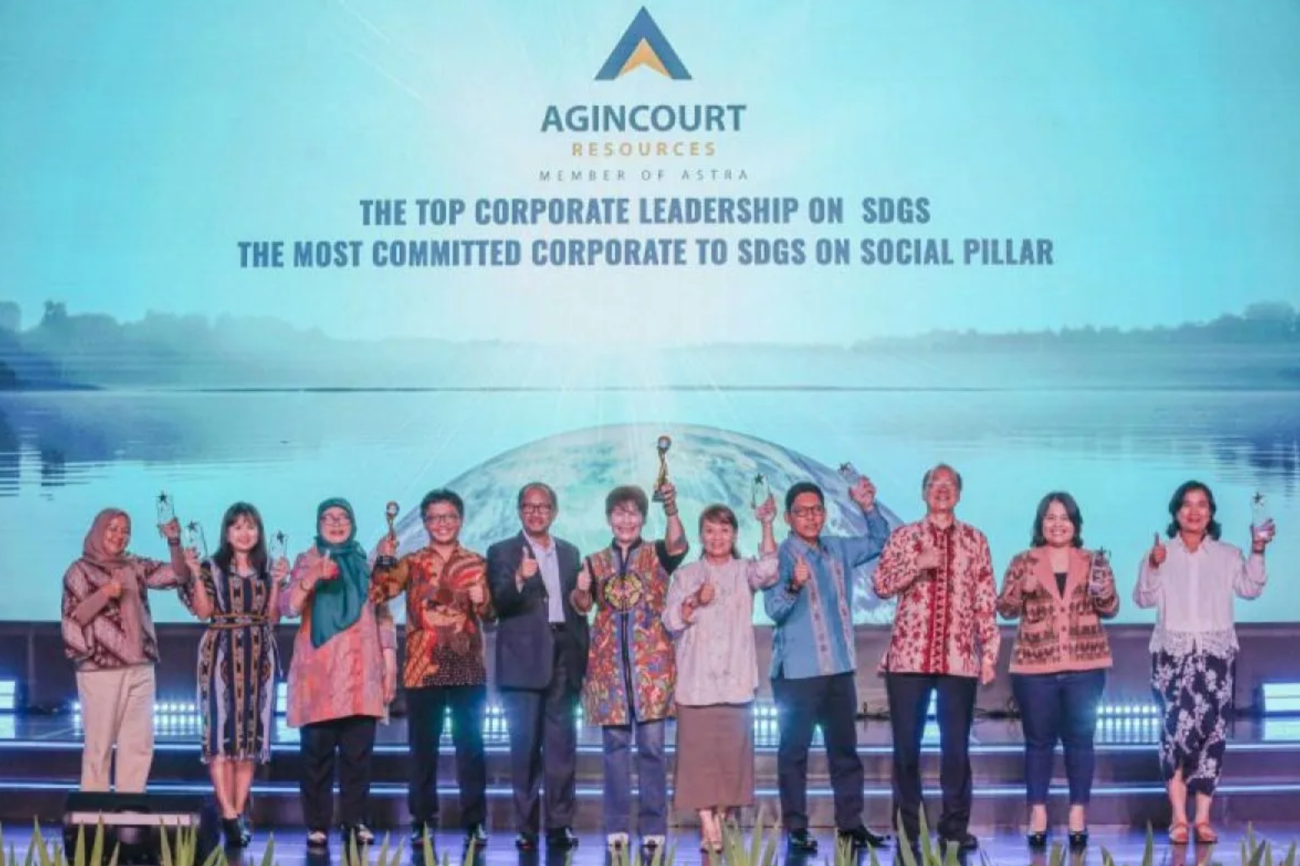 PT Agincourt Resources Receives Award from the Ministry of Energy and Mineral Resources