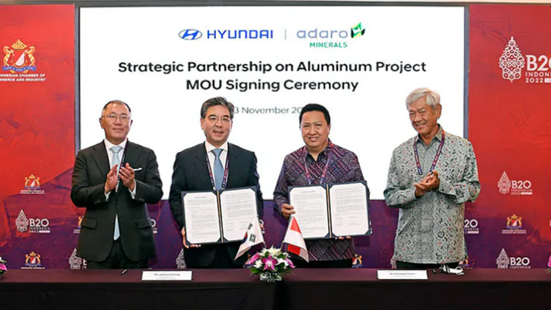 Securing Aluminum Supply for Automotive Needs, Hyundai Collaborates with Adaro Minerals Indonesia