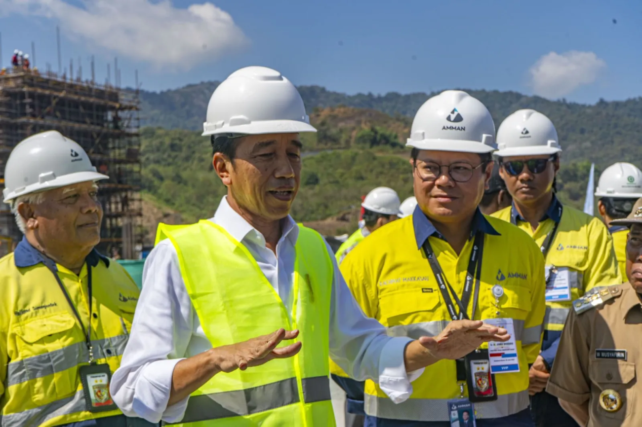 President Jokowi Supports Completion of Amman Mineral Industry Smelter Construction in 2024