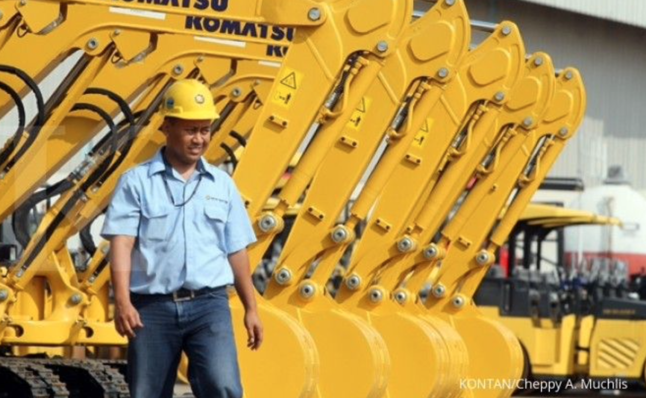 As of February 2023, United Tractors Sold 1,223 Units of Komatsu Heavy Equipment