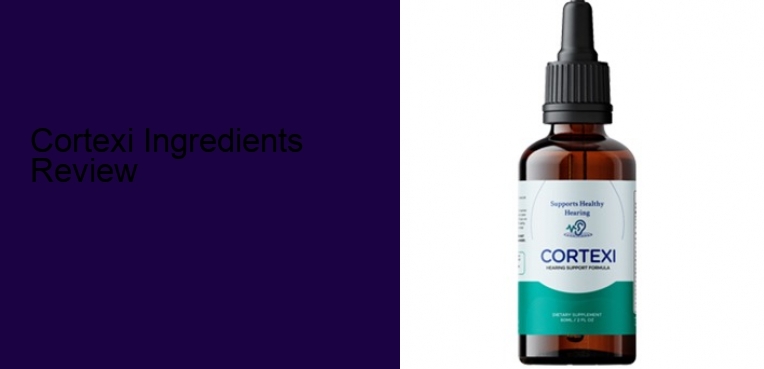 Cortexi Ingredients Review